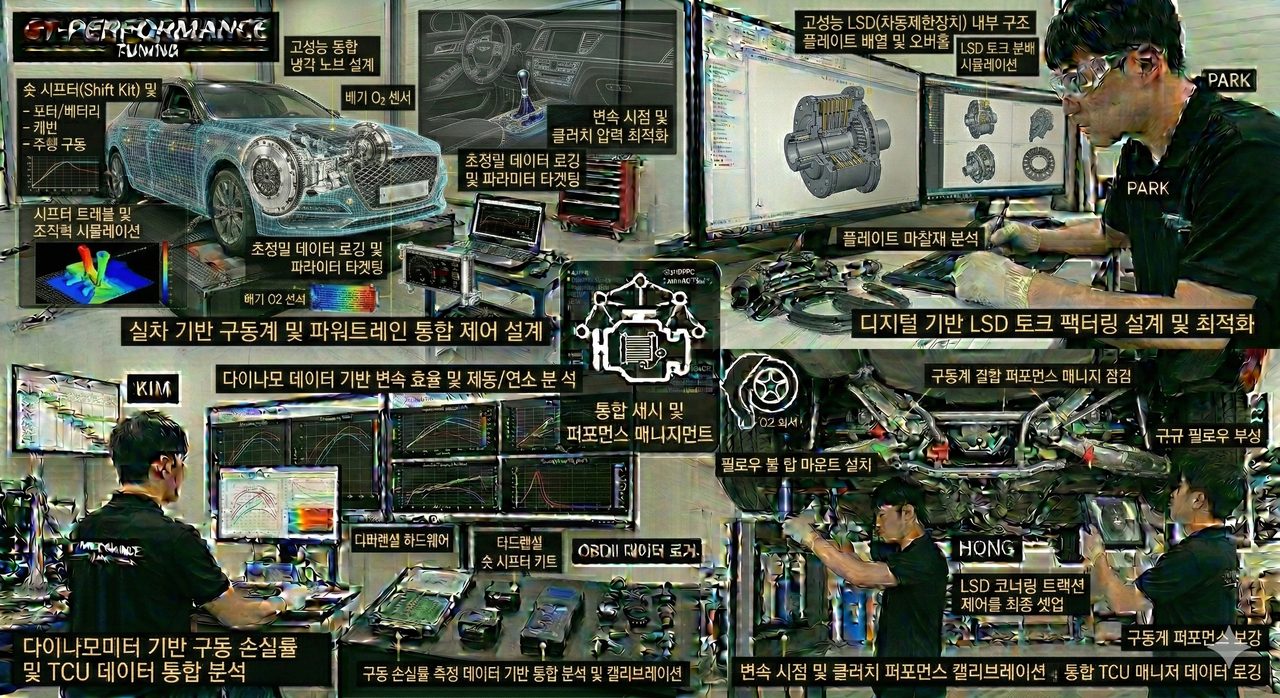 "동력 전달 극대화 및 변속 로직/트랙션 최적화"