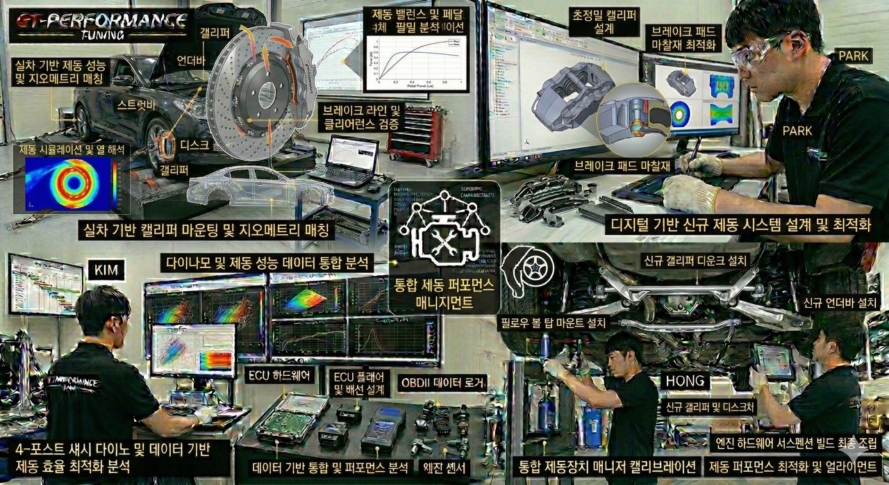 "제동 퍼포먼스 극대화 및 열관리·밸런스 최적화"
