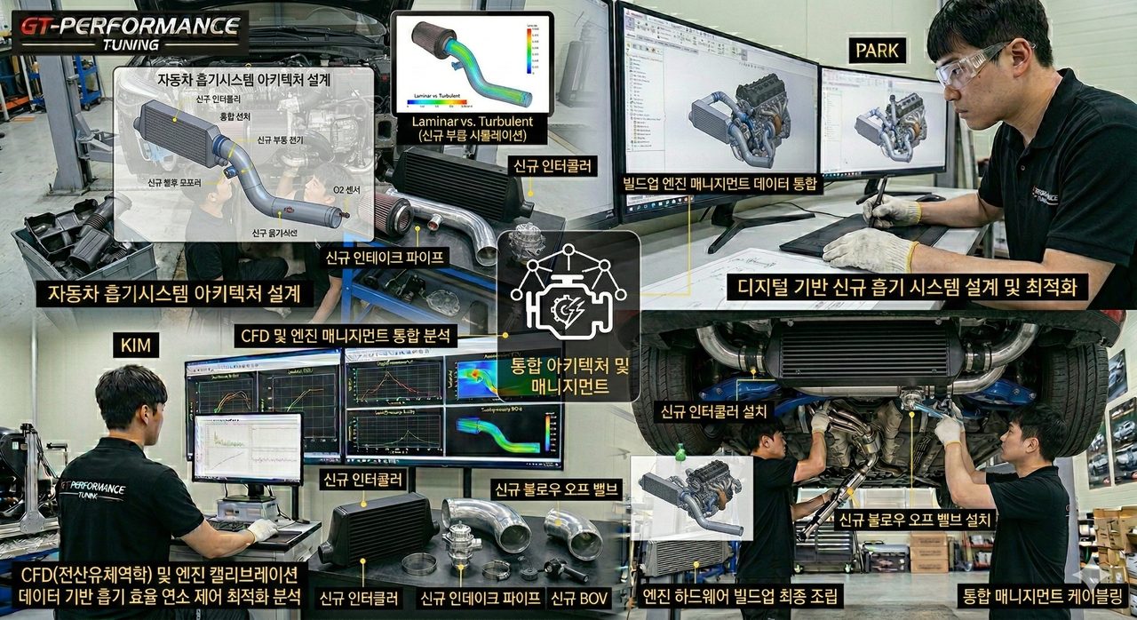 "흡기 아키텍처 설계 및 빌드업 엔진 매니지먼트"