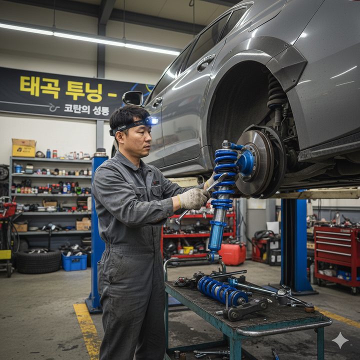 "서스펜션 튜닝의 이해와 차고 조절 실습" 
